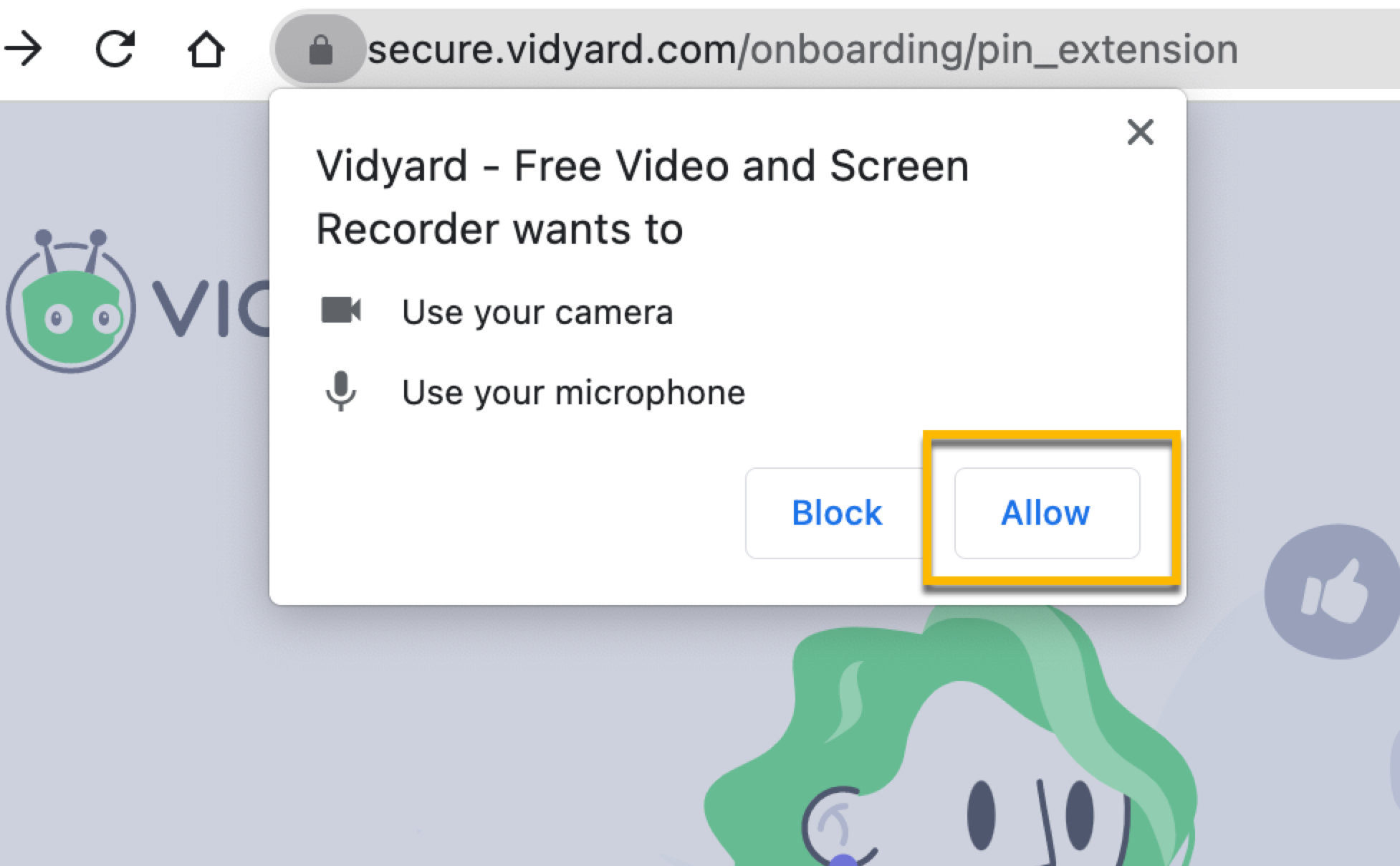 chrome extension vidyard