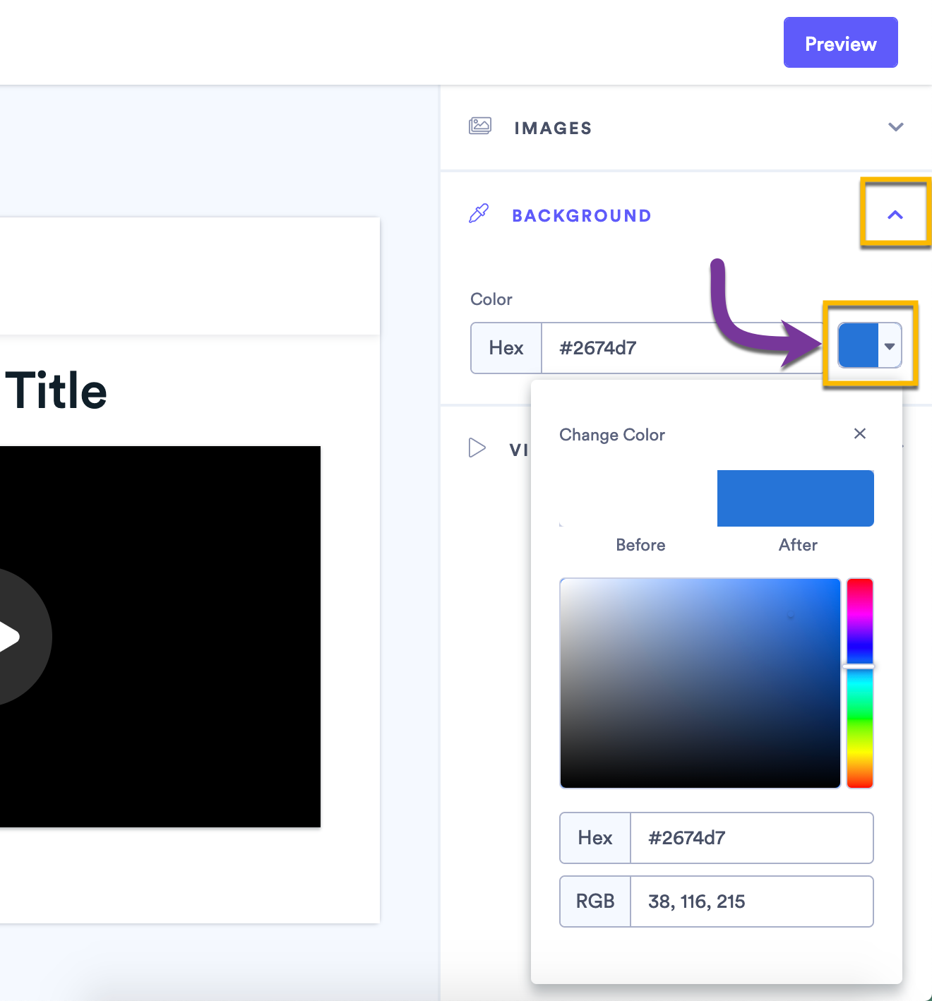 How to customize your Vidyard Pro sharing page theme Vidyard Support