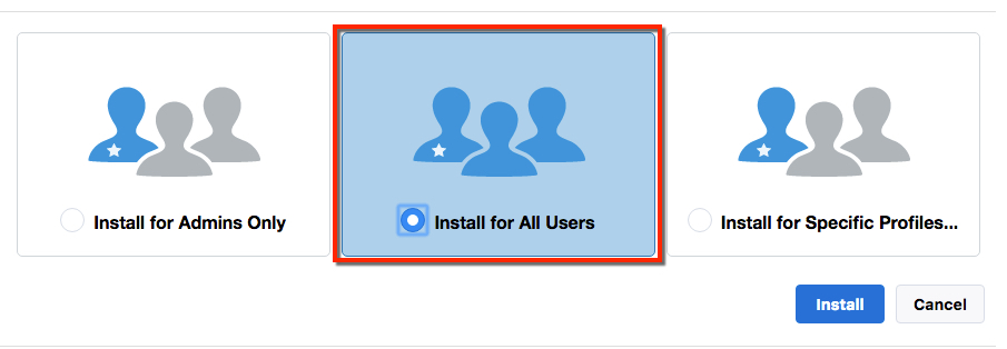 Install for All Users button
