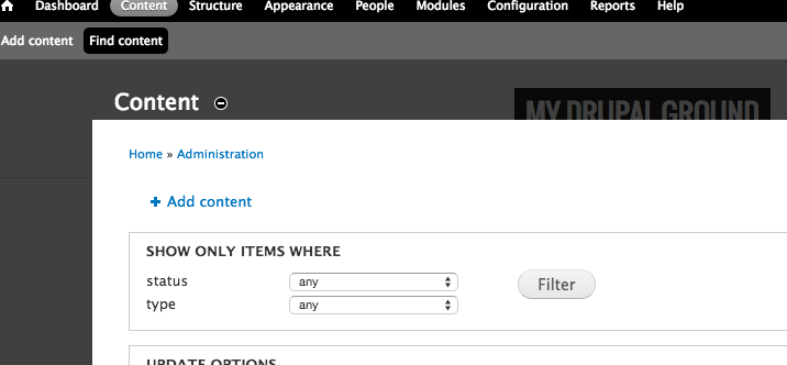 + Add content window. 