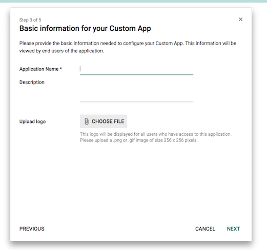 Step 3 in Google SSO setup
