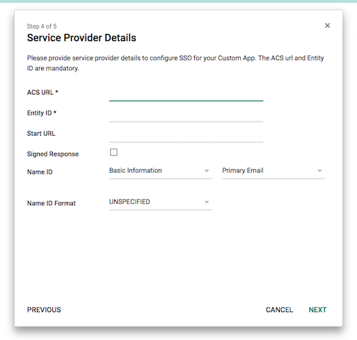 Step 4 in Google SSO setup