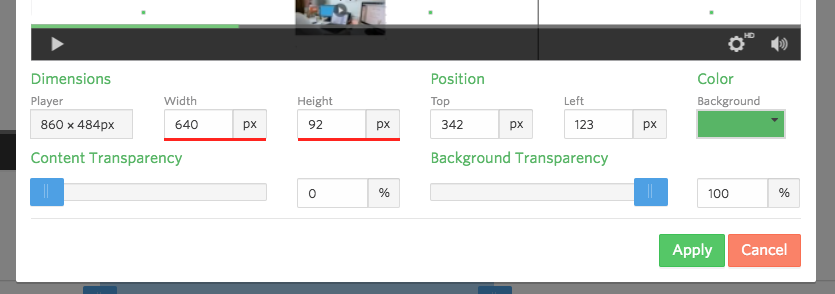 Annotation Style with Transparacy 100%