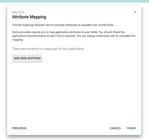 Step 5 of the Google SSO setup process