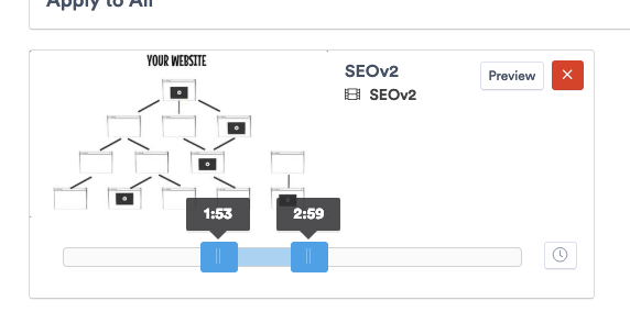 Position the timing of the annotation