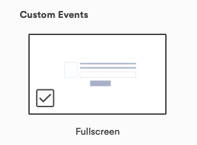 Fullscreen option