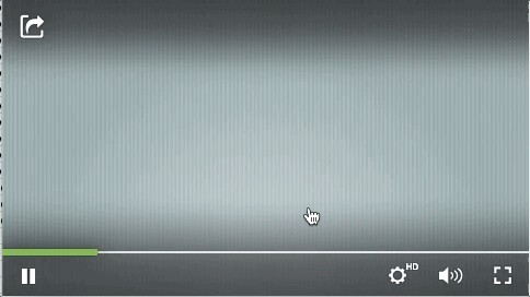 Invisible button on a video