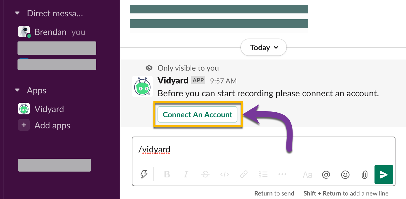 How to record and share videos in Slack – Vidyard Support