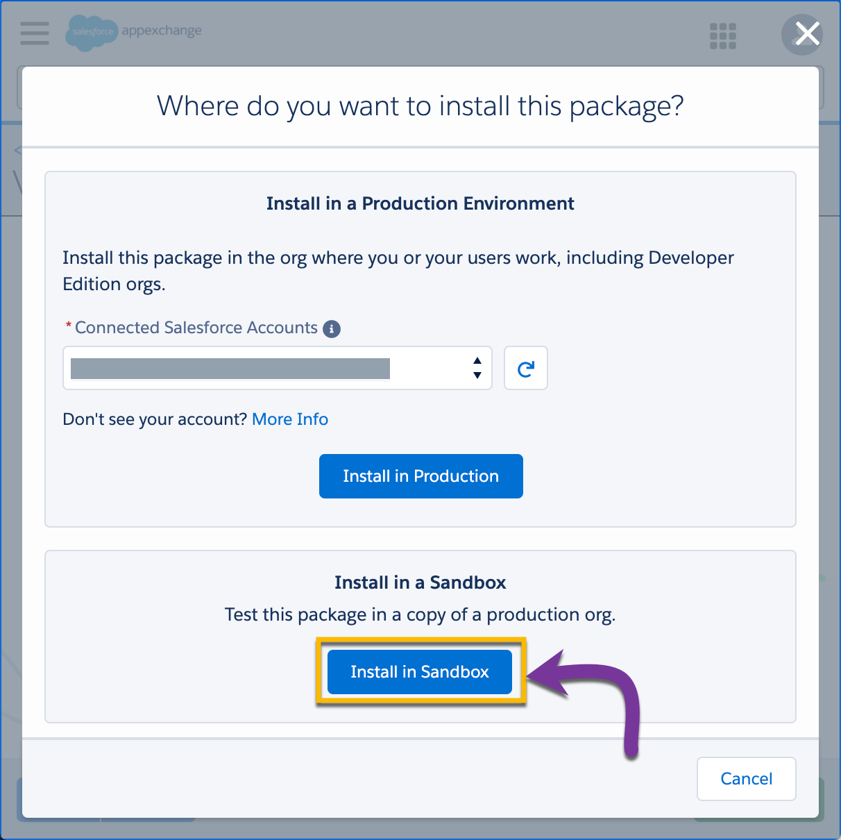 how to create salesforce sandbox