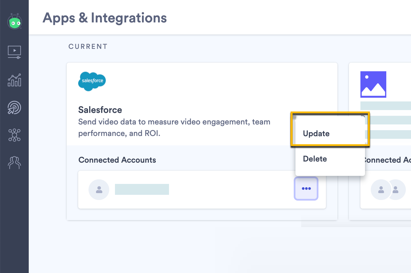 Updating the Salesforce integration in Vidyard