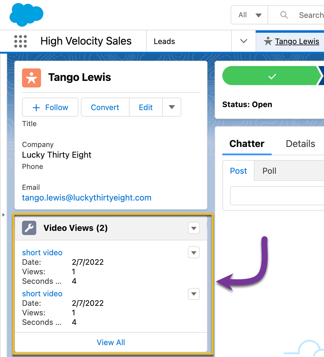 How to use Vidyard for Salesforce Sales Engagement – Vidyard Support