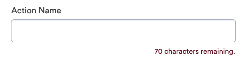 Action Name