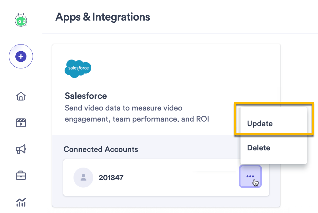 Updating the Salesforce integration in Vidyard
